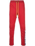 Iceberg Logo Print Track Trousers - Red
