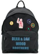 Dsquared2 Dean And Dan Wood Brothers Backpack - Black