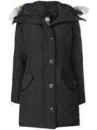 Canada Goose Rossclair Fur Trimmed-hood Coat - Black