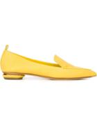 Nicholas Kirkwood Beya Loafers, Women's, Size: 38.5, Yellow/orange, Leather