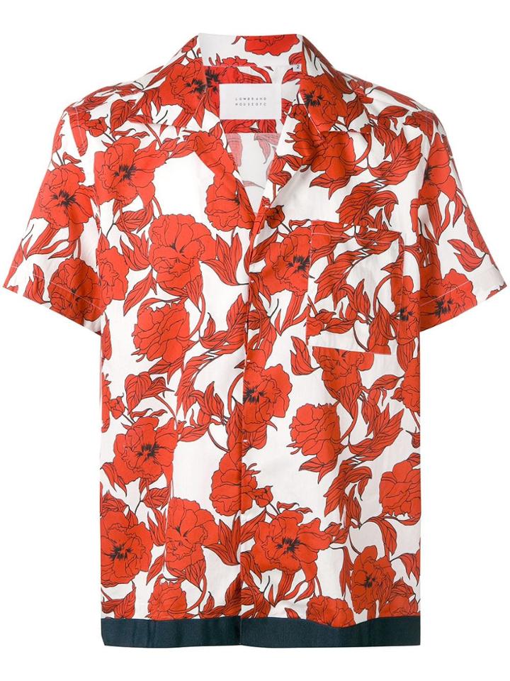 Low Brand Floral Print Shirt - White