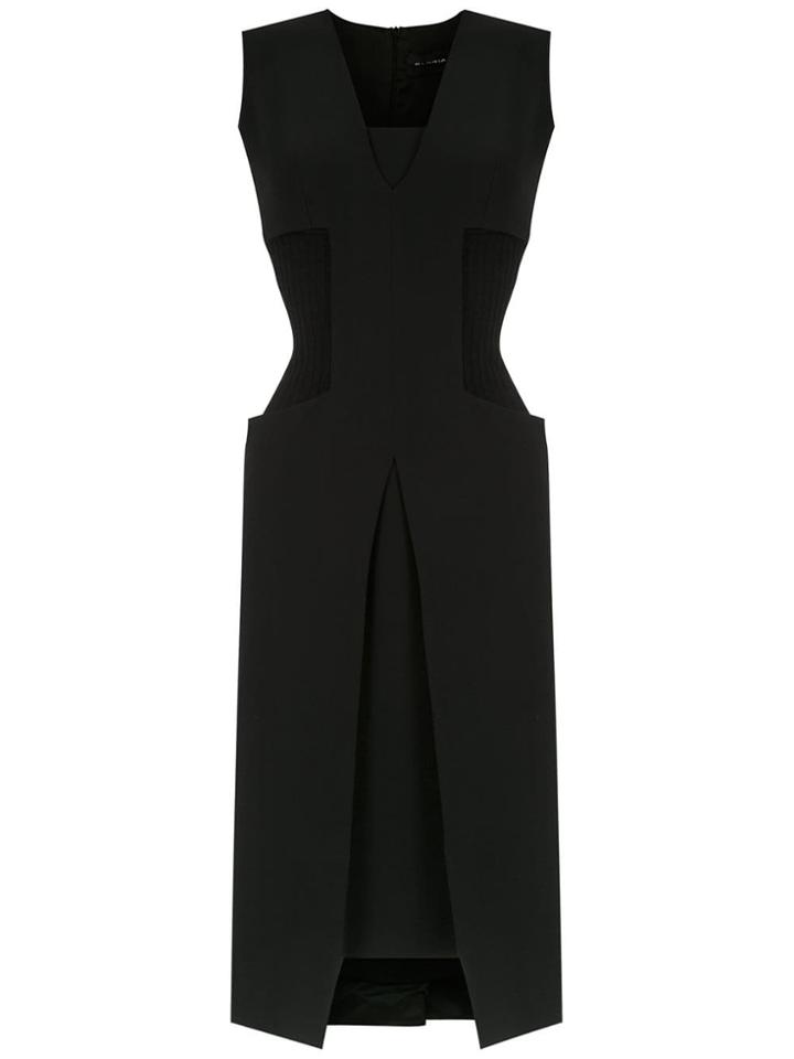 Gloria Coelho Knit Midi Dress - Black