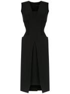 Gloria Coelho Knit Midi Dress - Black