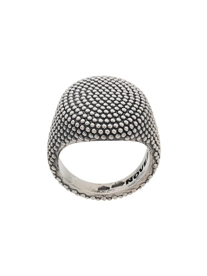 Nove25 Multi Bead Ring - Silver