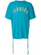 Faith Connexion Florida Lace-up T-shirt - Blue