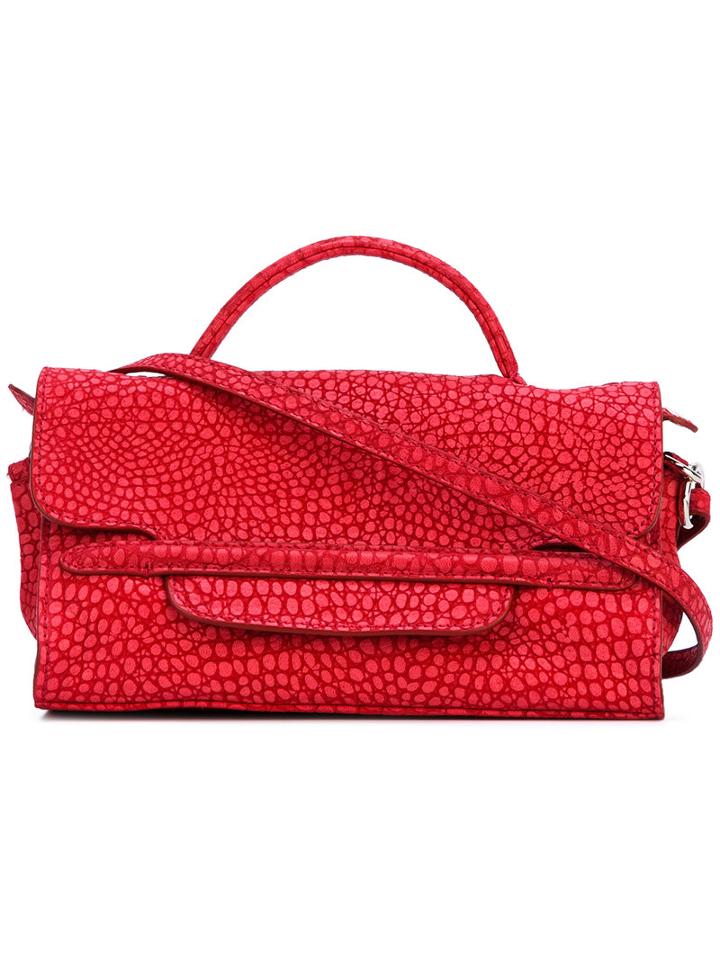 Zanellato - Nina Baby Desert Tote - Women - Cotton/leather - One Size, Red, Cotton/leather