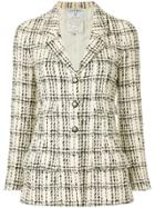 Chanel Vintage Long Sleeve Coat Jacket - Nude & Neutrals