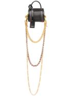 Thom Browne 3-strap Leather Micro Bag - Black