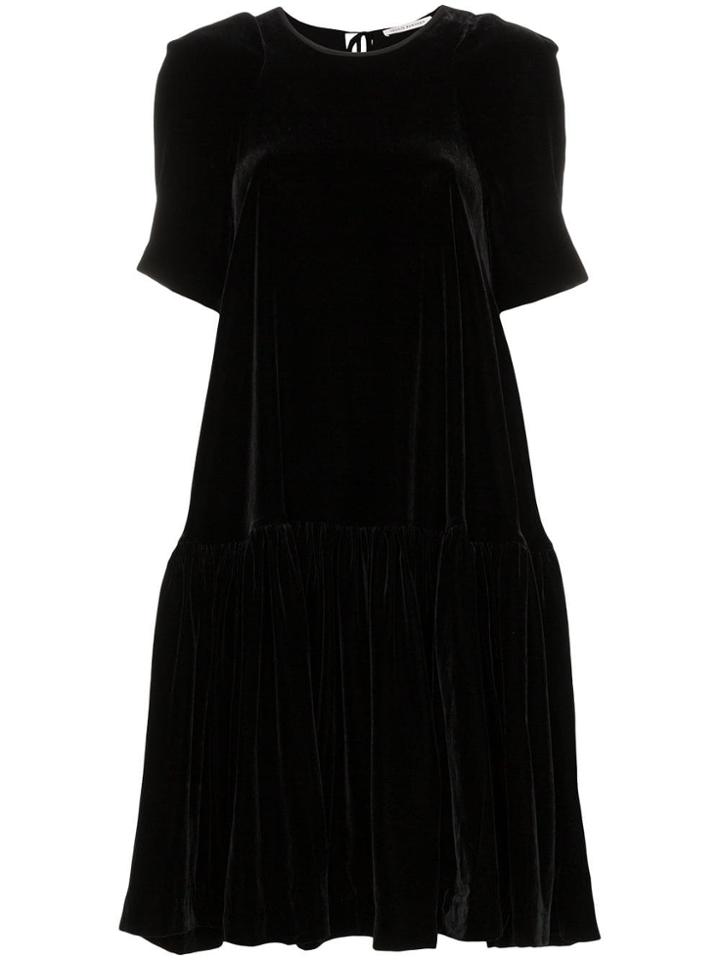Cecilie Bahnsen Flared-hem Midi Dress - Black