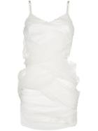 Y / Project Tulle Wrapped Slip Dress - White
