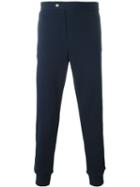 Moncler Gamme Bleu Gathered Ankle Track Pants, Men's, Size: Medium, Blue, Cotton