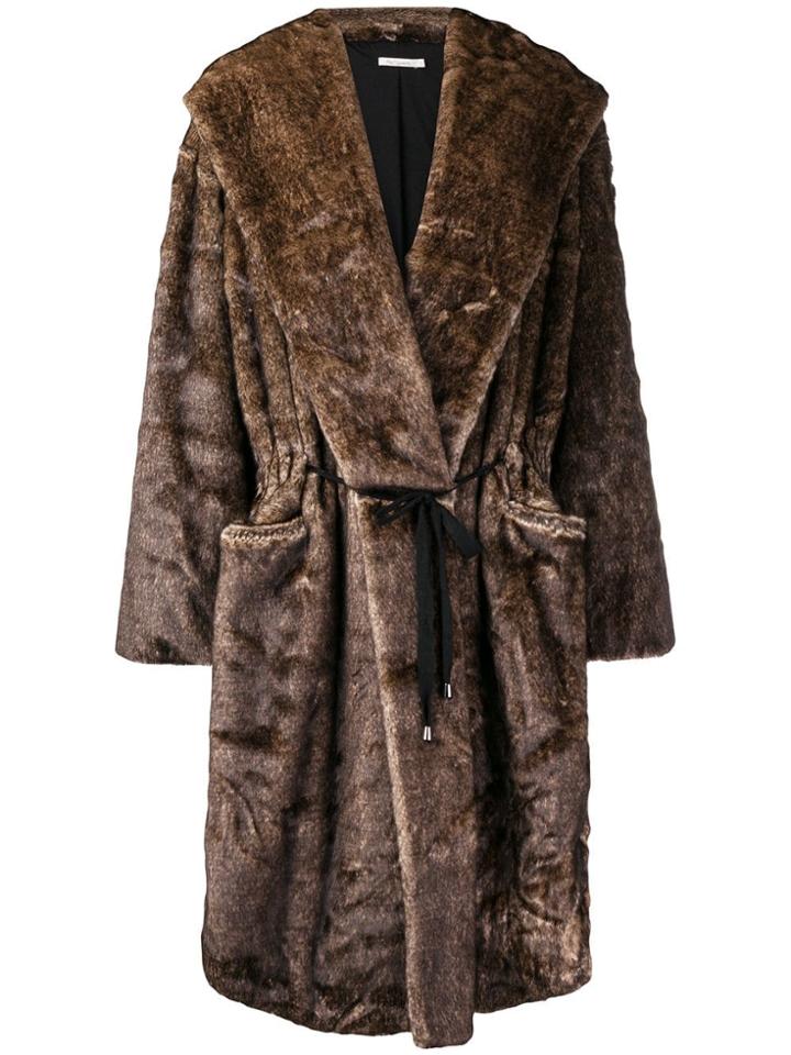 Mes Demoiselles Oversized Coat - Brown