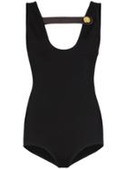 Prada Satin Strap Bodysuit - Black