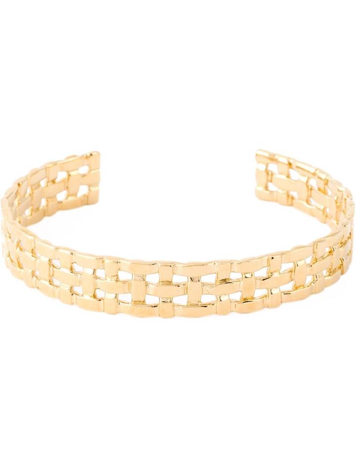 Aurelie Bidermann 18kt Gold Plated 'marella' Bracelet, Women's, Metallic