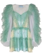 Viktor & Rolf Tulle Mini Dress - Blue