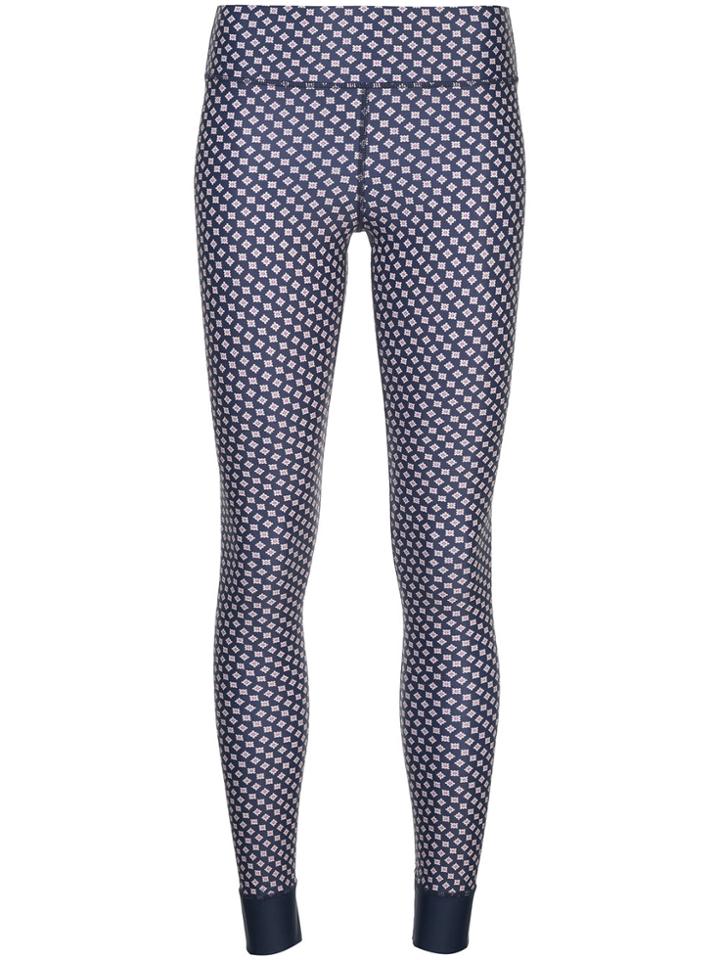 The Upside Geometric Print Leggings - Blue