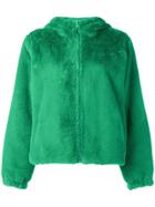 P.a.r.o.s.h. Faux Fur Reversible Jacket - Green