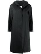 Mackintosh Chryston Black Bonded Cotton Hooded Coat Lr-1002d