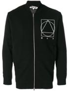 Mcq Alexander Mcqueen Glyph Icon Print Casual Jacket - Black