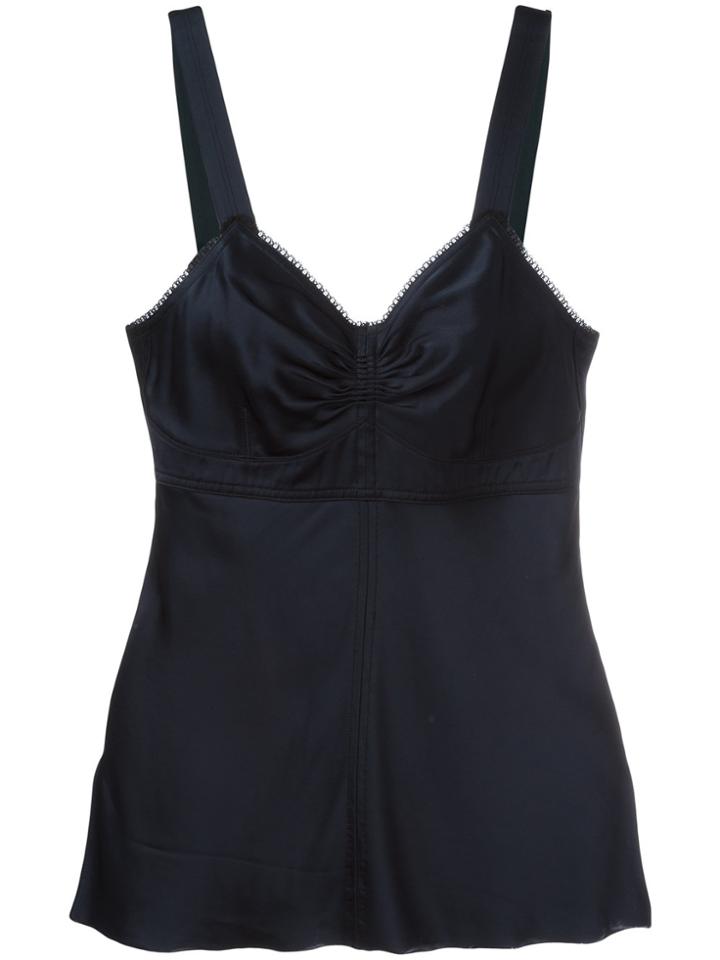 Helmut Lang Fitted Cami Top - Blue