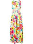 Love Moschino Floral Fitted Dress - White