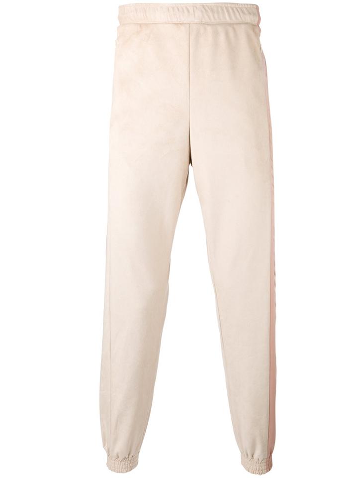 Cottweiler Plain Track Trousers, Men's, Size: Large, Nude/neutrals, Polyester
