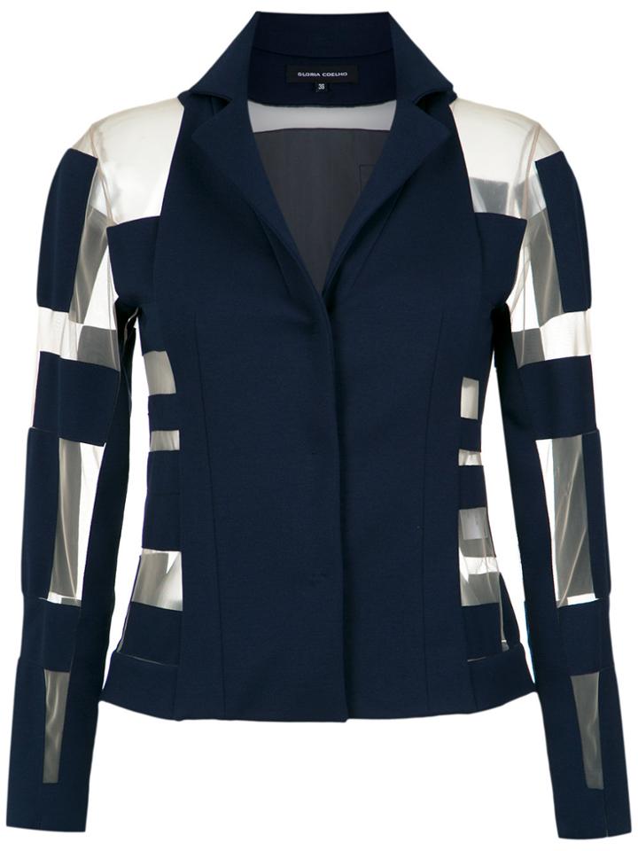 Gloria Coelho 'arte Ag' Blazer - Black