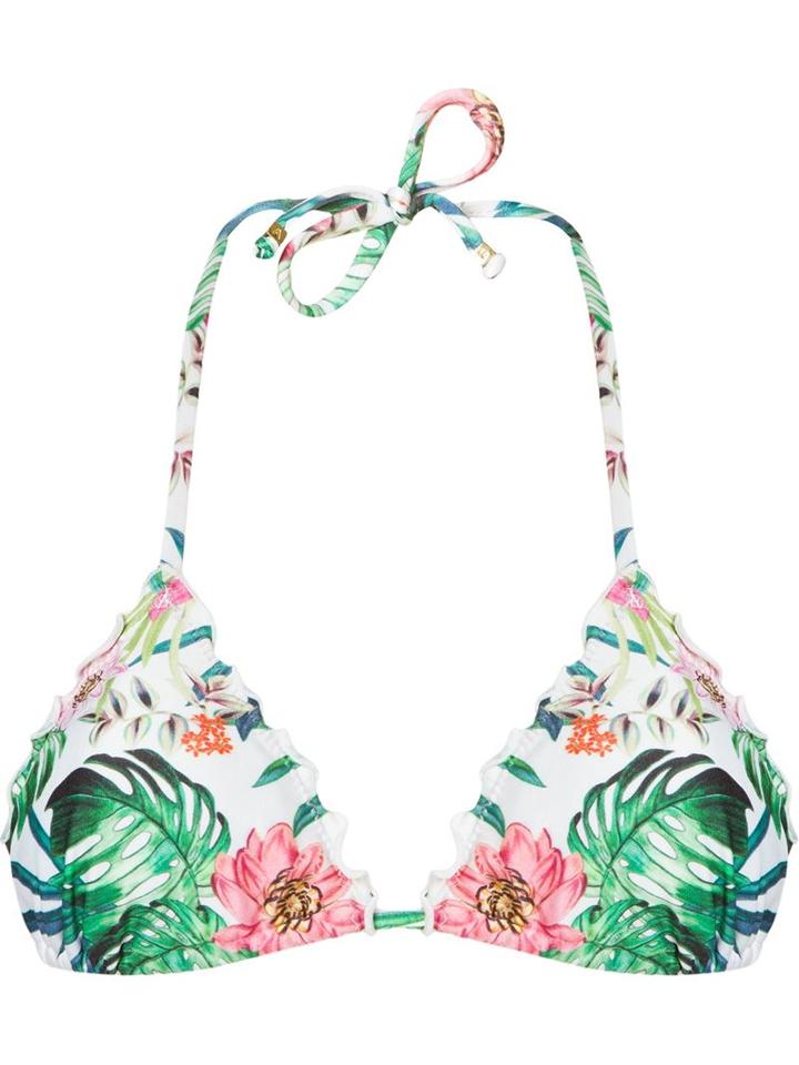 Amir Slama Printed Triangle Bikini Top