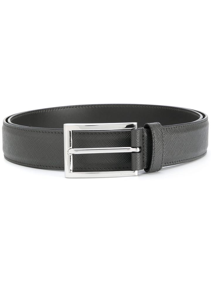 Prada Classic Buckled Belt - Black
