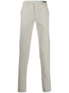 Pt01 Slim Fit Corduroy Trousers - White