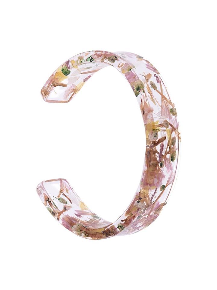 Anrealage Flower Bracelet, Women's, Nude/neutrals, Resin