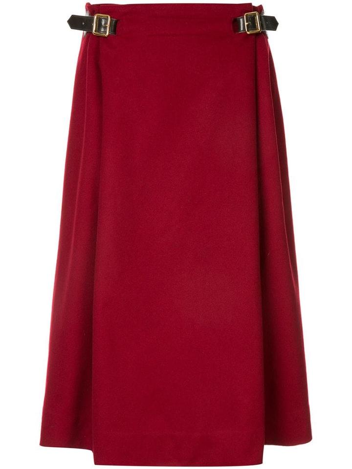 Hermès Pre-owned Hermes Vintage Skirt - Red