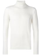 Nuur Roll-neck Fitted Sweater - White