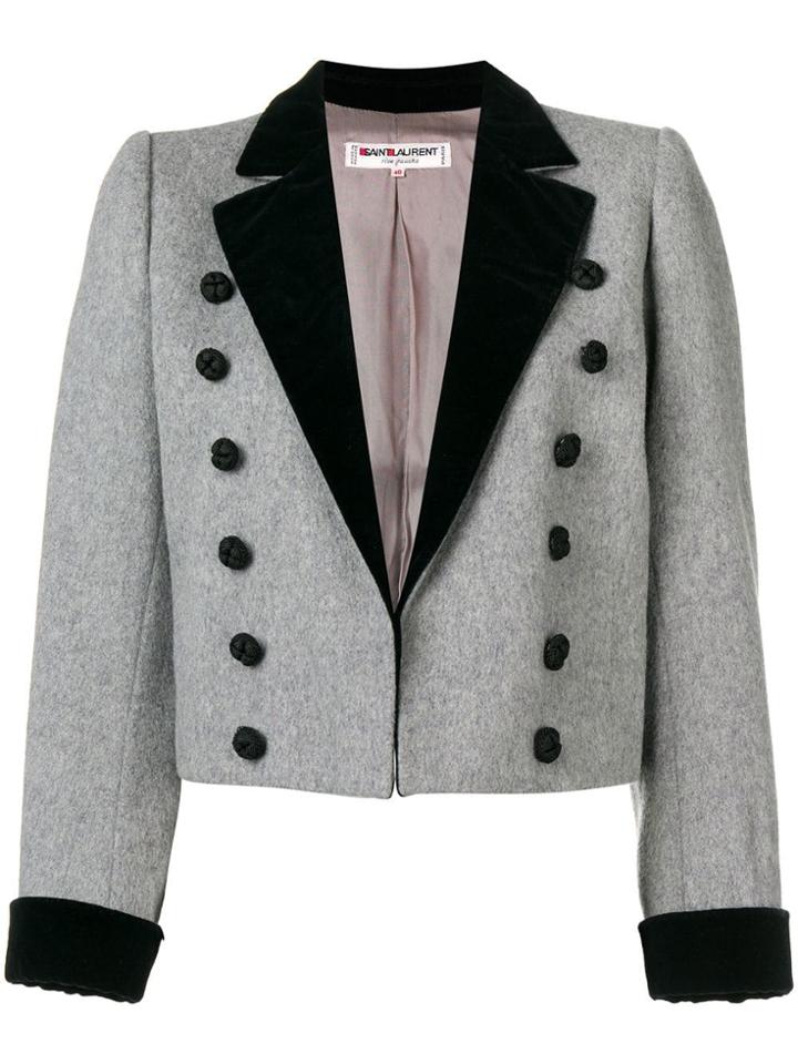 Yves Saint Laurent Vintage 1980's Rive Gauche Jacket - Grey