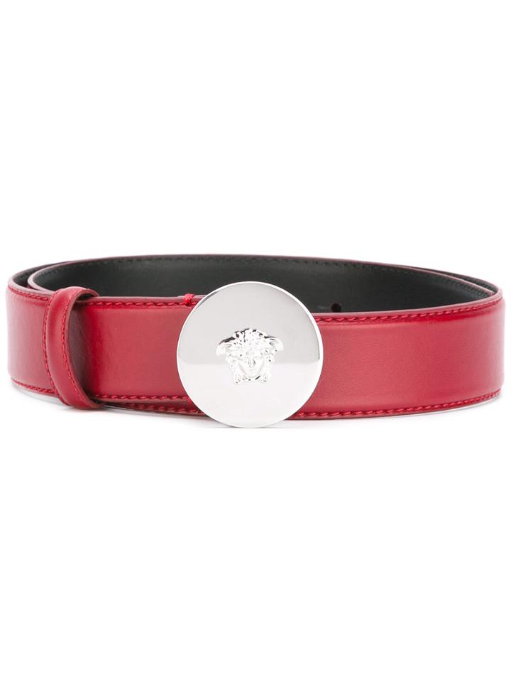 Versace - Medusa Belt - Women - Calf Leather - 85, Women's, Red, Calf Leather