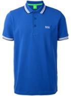 Boss Hugo Boss Logo Embroidered Polo Shirt, Men's, Size: Xl, Blue, Cotton