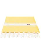 Mc2 Saint Barth Logo Printed Beach Towel - Yellow & Orange