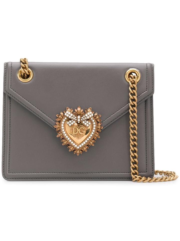 Dolce & Gabbana Medium Devotion Bag - Brown