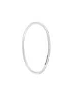 Ann Demeulemeester Logo Print Bangle, Women's, Size: Medium, Metallic