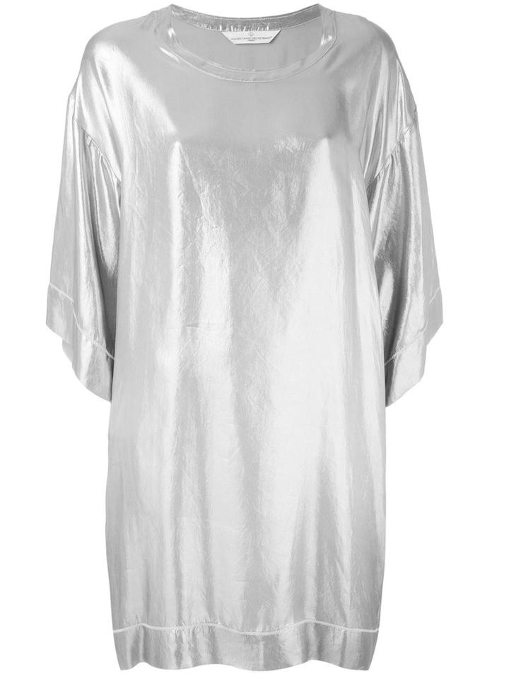 T-shirt Dress - Women - Cupro - Xs, Grey, Cupro, Golden Goose Deluxe Brand
