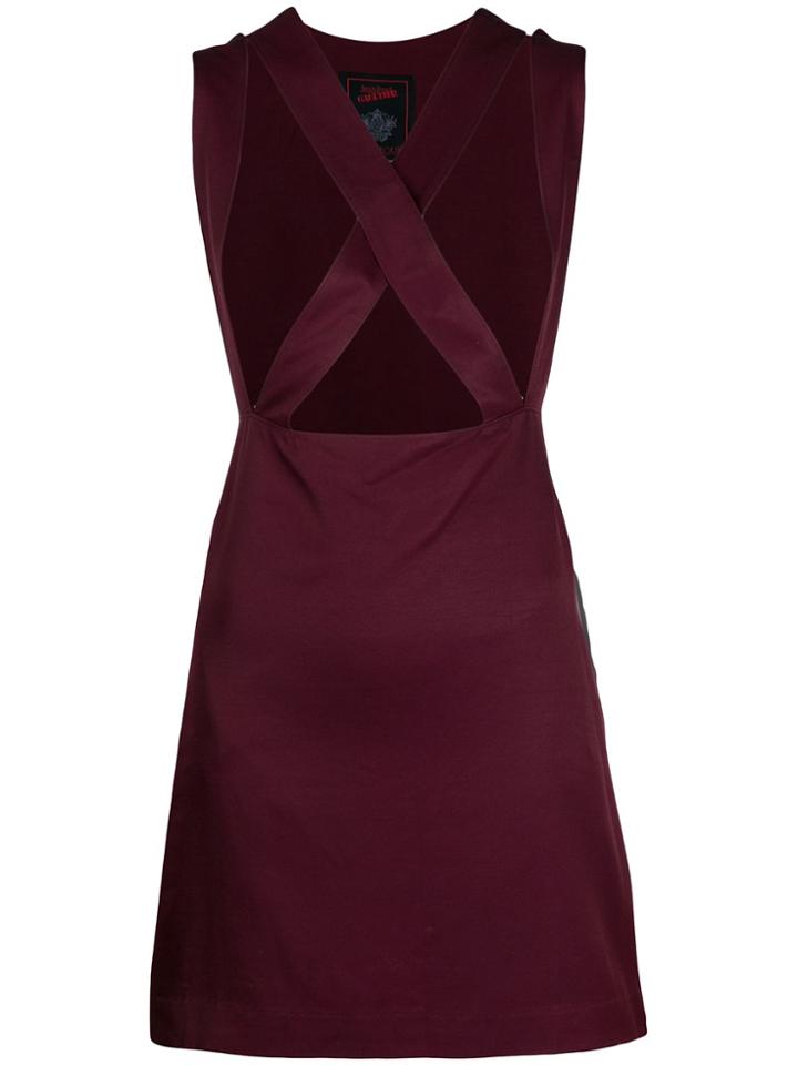 Jean Paul Gaultier Pre-owned 1995 Criss-cross Front Dress - Red