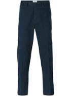 Ami Alexandre Mattiussi Classic Chinos, Men's, Size: S, Blue, Cotton