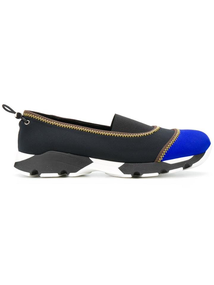 Marni Colour Block Sneakers - Black