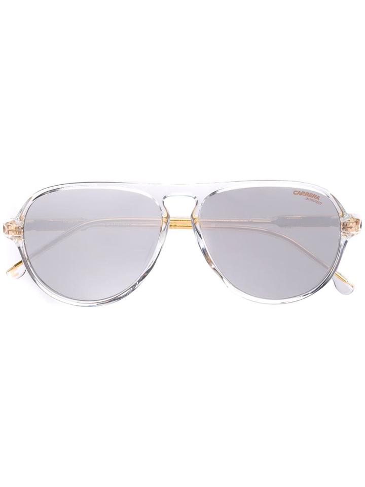 Carrera Full-rim Aviator Sunglasses - White