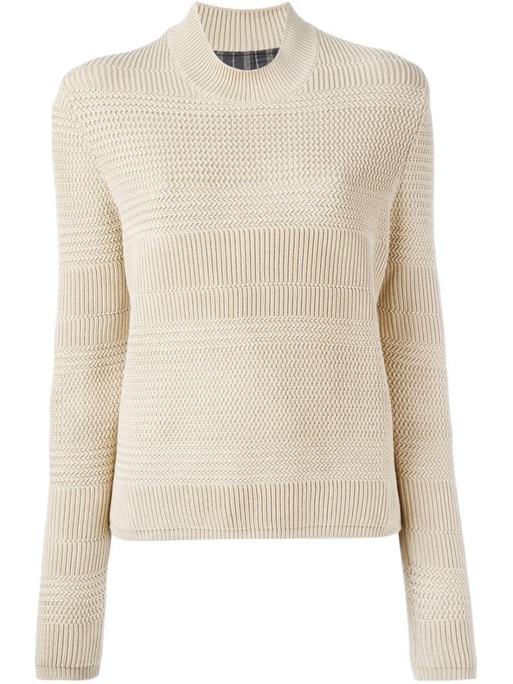 Maison Margiela Striped Panel Sweater