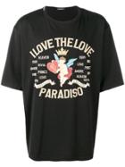 Dolce & Gabbana Angel Stamped T-shirt - Black