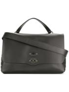 Zanellato Stud Detail Large Bag - Black