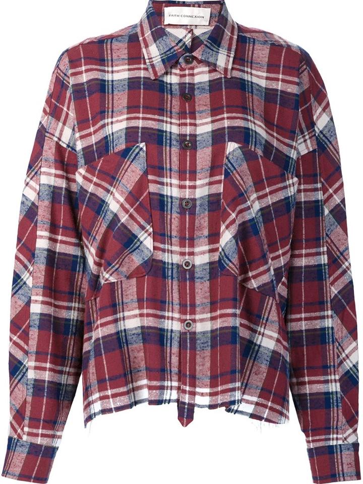 Faith Connexion Oversized Flannel Shirt