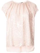 Adam Lippes Sequin Embellished Blouse - Pink