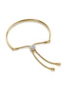Monica Vinader Fiji Diamond Toggle Bracelet - Gold